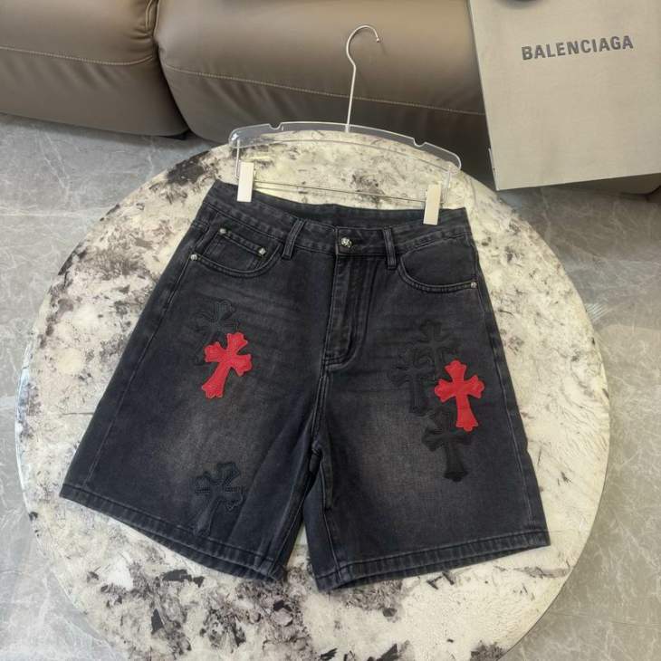 Picture of Chrome Hearts Jeans Short _SKUChromeHeartsM-3XLaztx758847